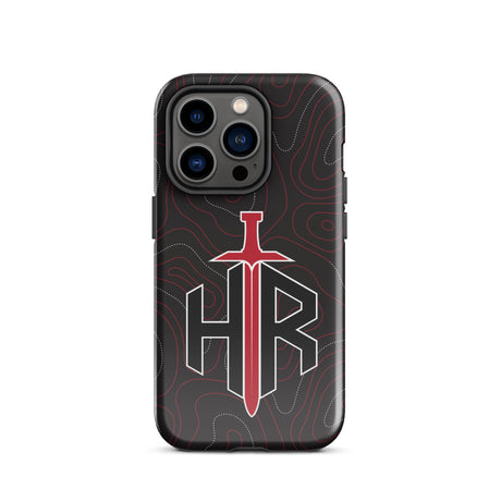 HRTI Tough Case for iPhone® – Black-on-Black – Matte — alternate view 28