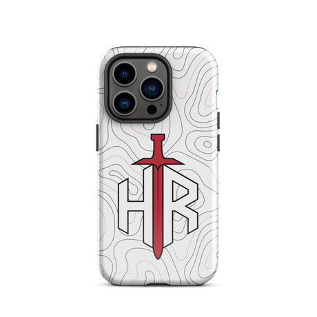 HRTI Tough Case for iPhone® – White-on-White – Matte — alternate view 28