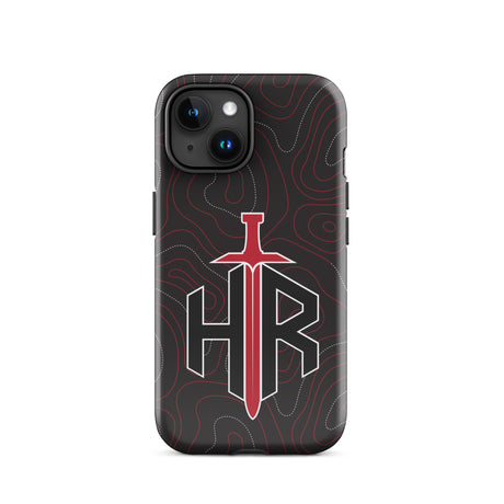 HRTI Tough Case for iPhone® – Black-on-Black – Matte — alternate view 32