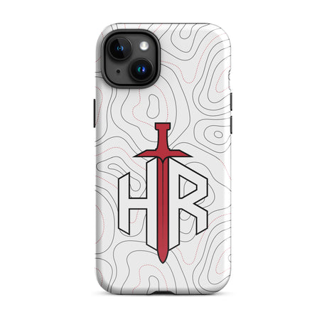 HRTI Tough Case for iPhone® – White-on-White – Matte — alternate view 34