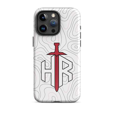 HRTI Tough Case for iPhone® – White-on-White – Matte — alternate view 38