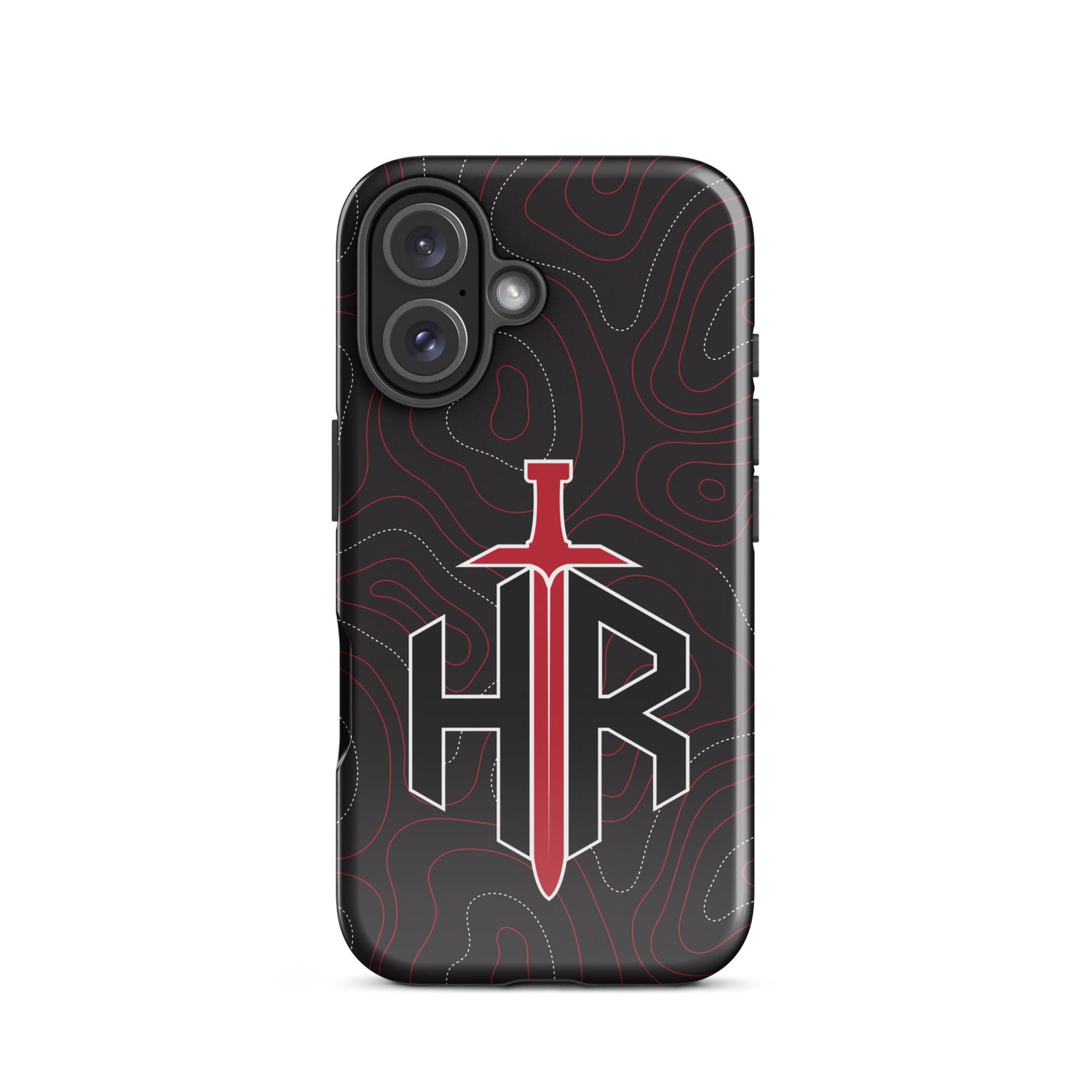 HRTI Tough Case for iPhone® – Black-on-Black – Matte — alternate view 40