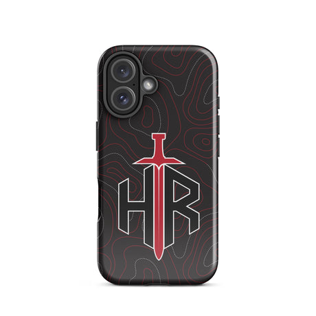 HRTI Tough Case for iPhone® – Black-on-Black – Matte — alternate view 40