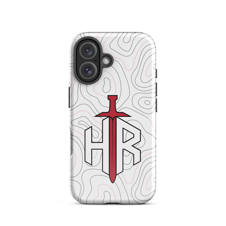 HRTI Tough Case for iPhone® – White-on-White – Matte — alternate view 40