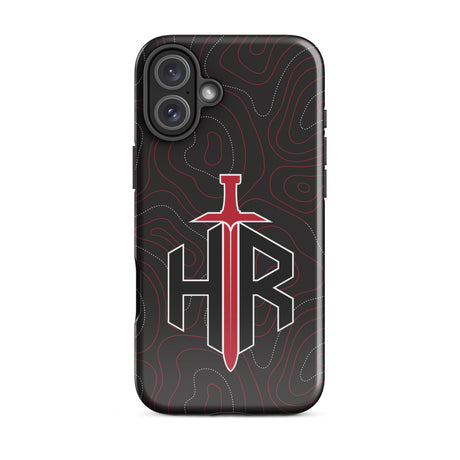 HRTI Tough Case for iPhone® – Black-on-Black – Matte — alternate view 42