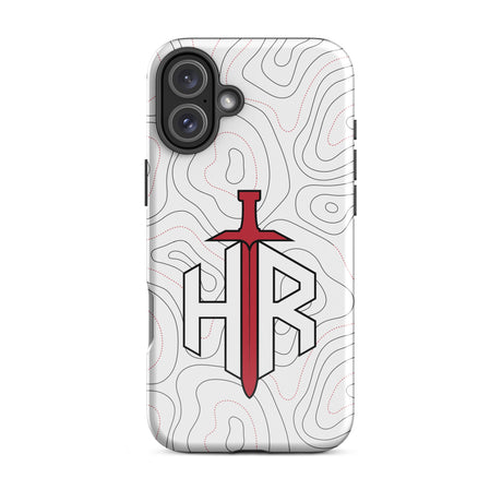 HRTI Tough Case for iPhone® – White-on-White – Matte — alternate view 42