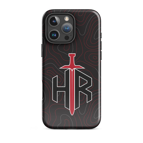 HRTI Tough Case for iPhone® – Black-on-Black – Matte — alternate view 46