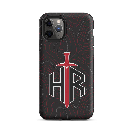 HRTI Tough Case for iPhone® – Black-on-Black – Glossy — alternate view 5