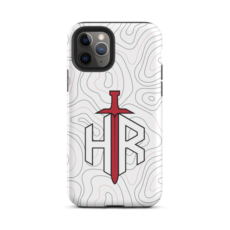 HRTI Tough Case for iPhone® – White-on-White – Glossy — alternate view 5