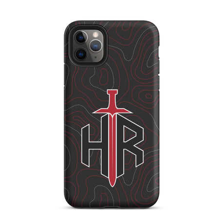 HRTI Tough Case for iPhone® – Black-on-Black – Glossy — alternate view 7
