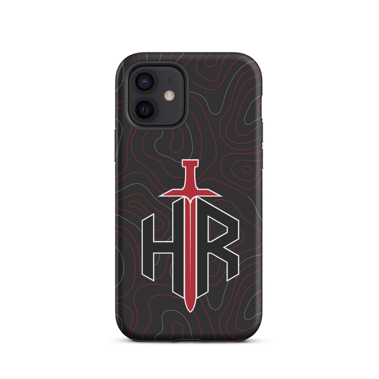 HRTI Tough Case for iPhone® – Black-on-Black – Glossy — alternate view 11