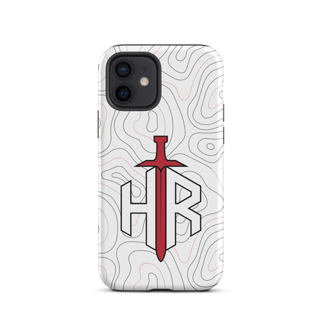 HRTI Tough Case for iPhone® – White-on-White – Glossy — alternate view 11