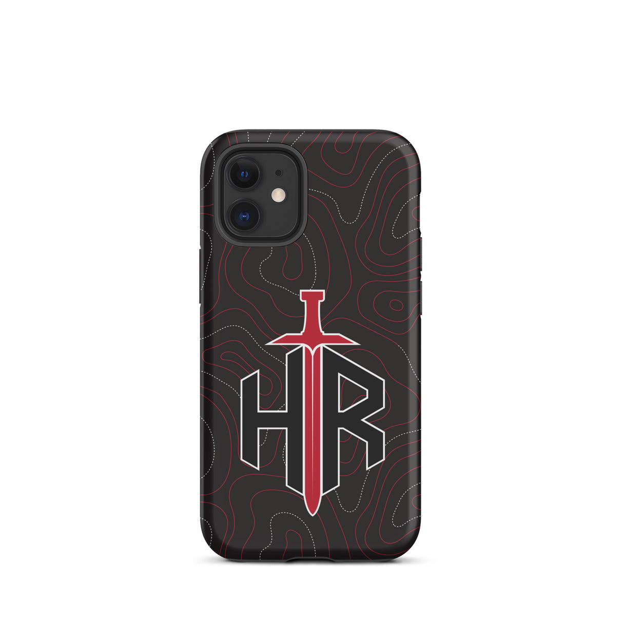 HRTI Tough Case for iPhone® – Black-on-Black – Glossy — alternate view 9