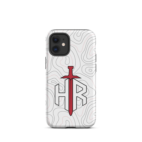 HRTI Tough Case for iPhone® – White-on-White – Glossy — alternate view 9