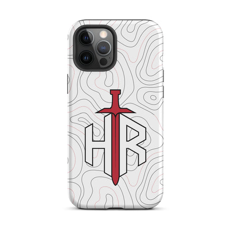 HRTI Tough Case for iPhone® – White-on-White – Glossy — alternate view 15