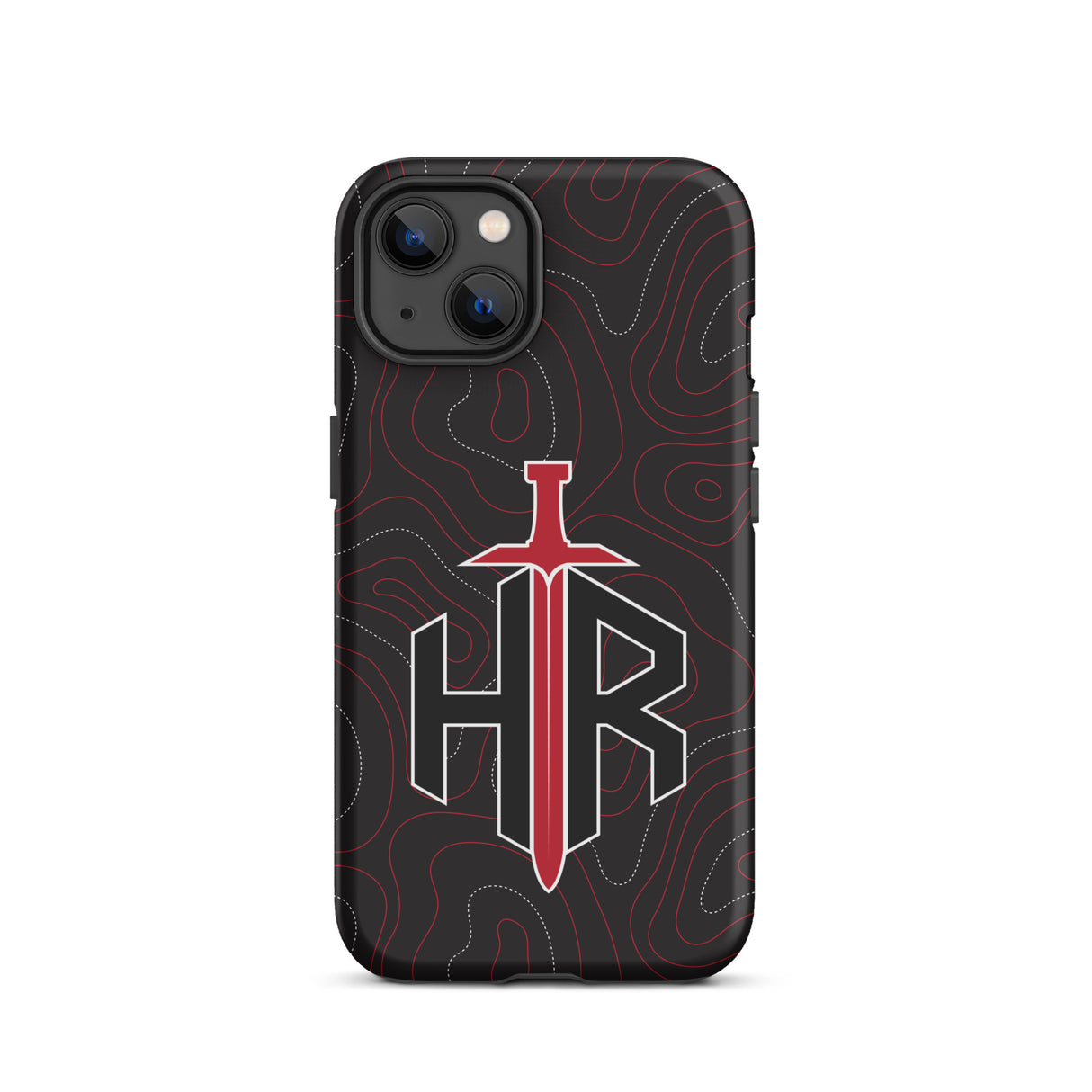 HRTI Tough Case for iPhone® – Black-on-Black – Glossy — alternate view 19