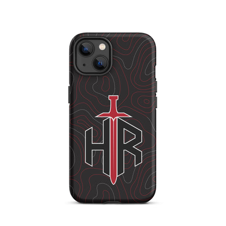 HRTI Tough Case for iPhone® – Black-on-Black – Glossy — alternate view 19