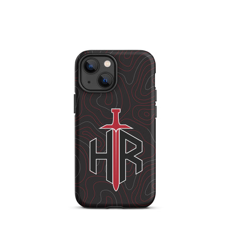 HRTI Tough Case for iPhone® – Black-on-Black – Glossy — alternate view 17