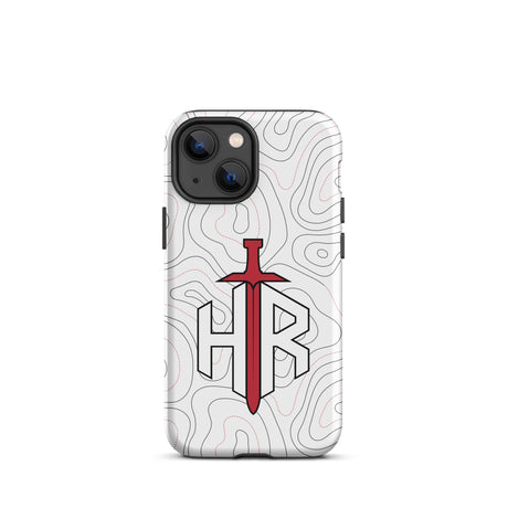 HRTI Tough Case for iPhone® – White-on-White – Glossy — alternate view 17