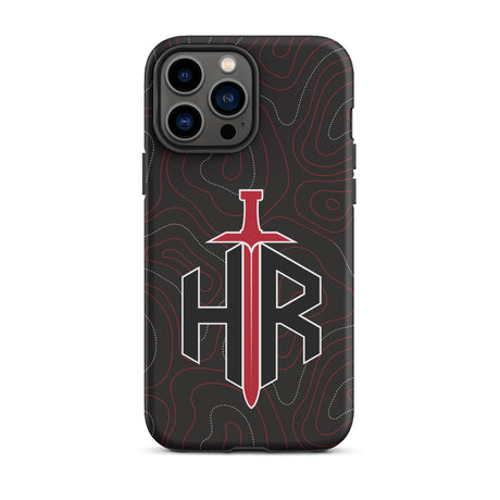 HRTI Tough Case for iPhone® – Black-on-Black – Glossy — alternate view 23