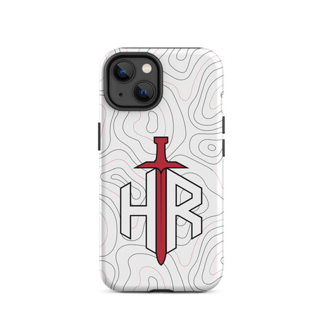 HRTI Tough Case for iPhone® – White-on-White – Glossy — alternate view 25