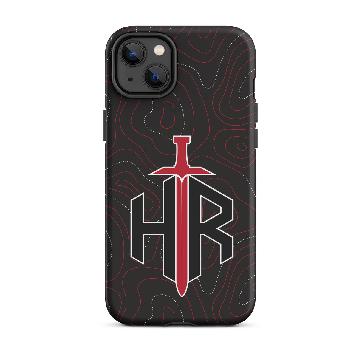 HRTI Tough Case for iPhone® – Black-on-Black – Glossy — alternate view 27