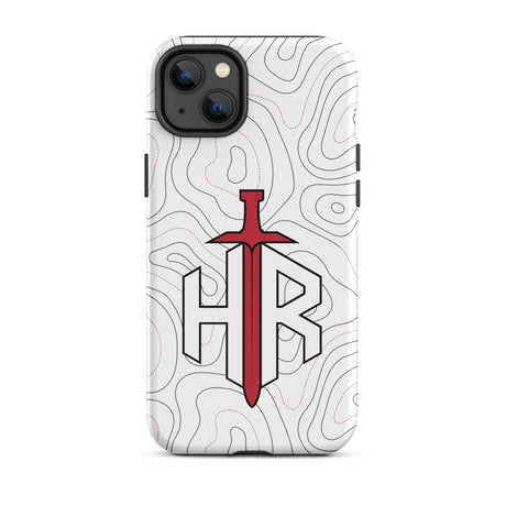 HRTI Tough Case for iPhone® – White-on-White – Glossy — alternate view 27