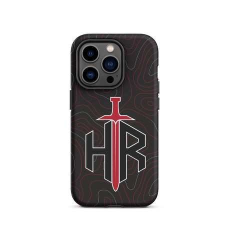 HRTI Tough Case for iPhone® – Black-on-Black – Glossy — alternate view 29