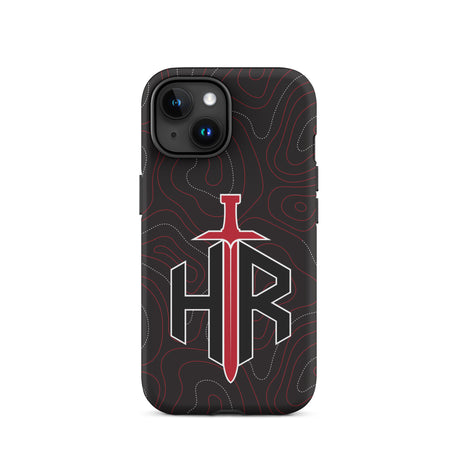 HRTI Tough Case for iPhone® – Black-on-Black – Glossy — alternate view 33