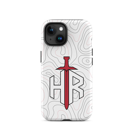 HRTI Tough Case for iPhone® – White-on-White – Glossy — alternate view 33