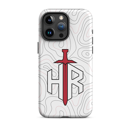 HRTI Tough Case for iPhone® – White-on-White – Glossy — alternate view 39