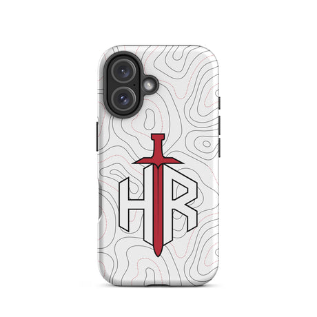 HRTI Tough Case for iPhone® – White-on-White – Glossy — alternate view 41