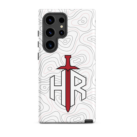 HRTI White-on-White Tough Case for Samsung® – Glossy