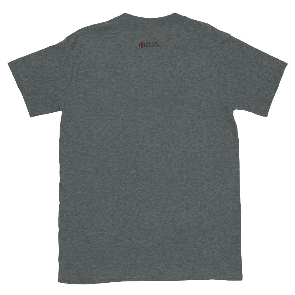 Styrian Custom Paintball Short-Sleeve Unisex T-Shirt – Navy — alternate view 8