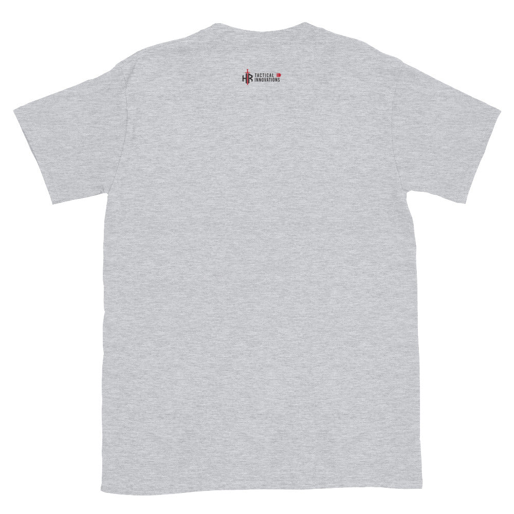 Styrian Custom Paintball Short-Sleeve Unisex T-Shirt – Navy — alternate view 10