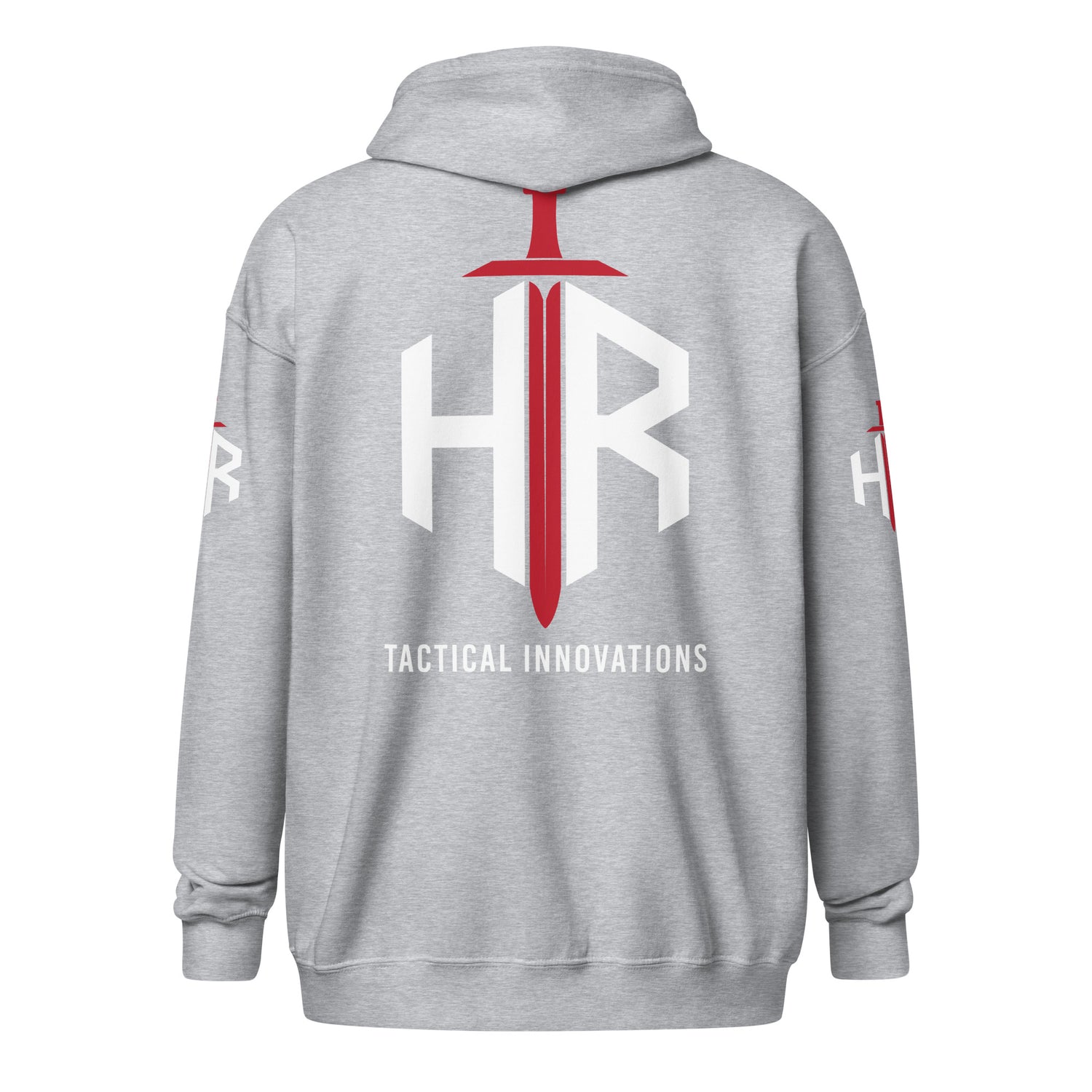 HRTI Premium Unisex heavy blend zip hoodie – Navy — alternate view 14