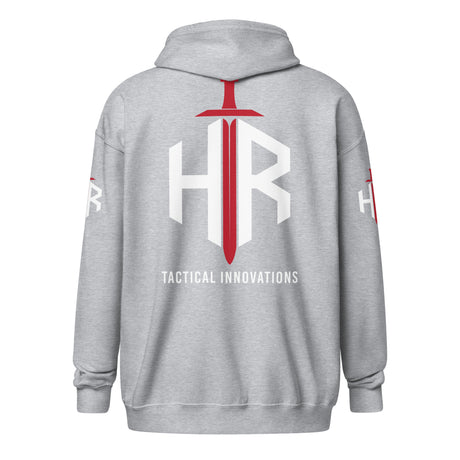 HRTI Premium Unisex heavy blend zip hoodie – Navy — alternate view 14