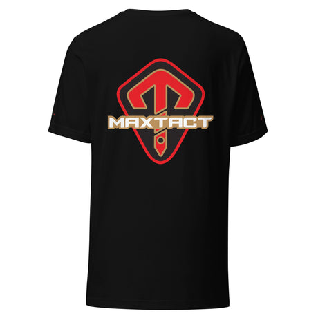 Maxtact Tee Unisex t-shirt – Black Heather — alternate view 7