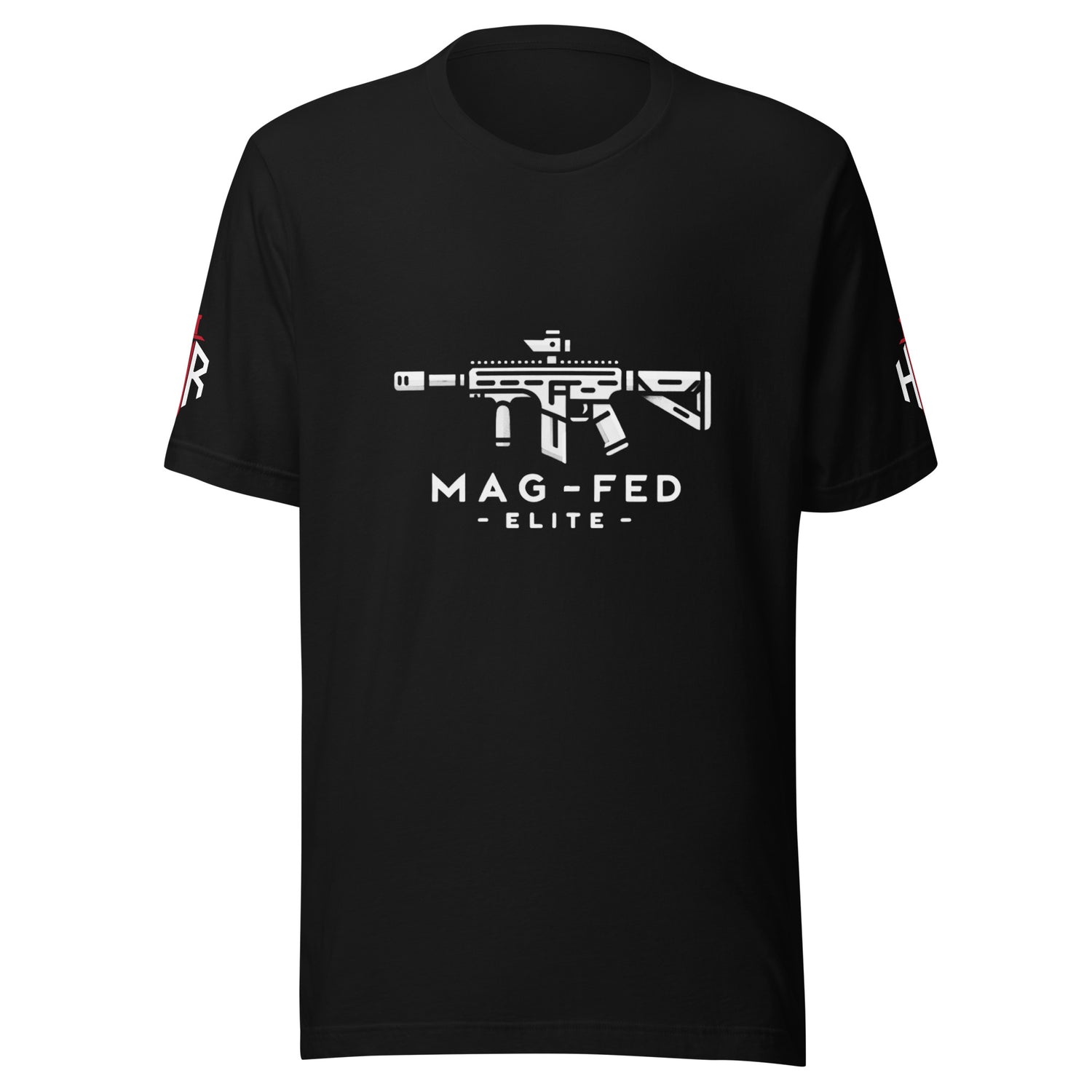 Mag-fed Elite Premium Unisex t-shirt – Black Heather — alternate view 5