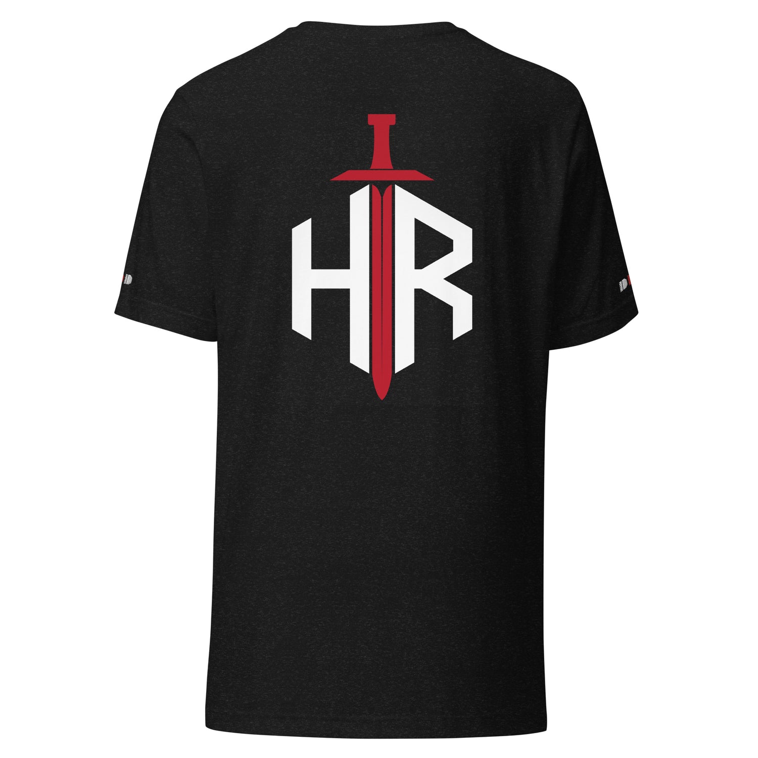 HRTI Premium Unisex t-shirt – Black Heather — alternate view 3