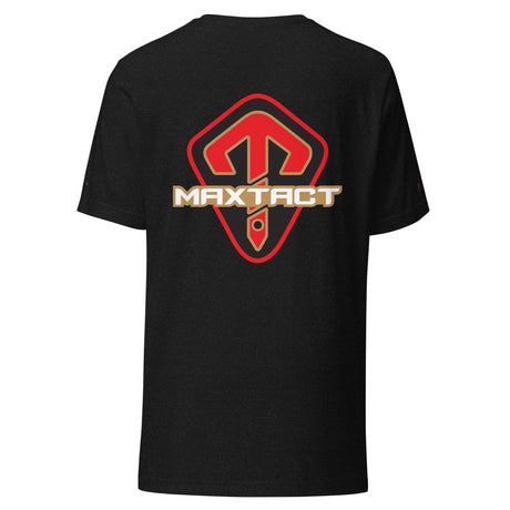 Maxtact Tee Unisex t-shirt – Black Heather — alternate view 3