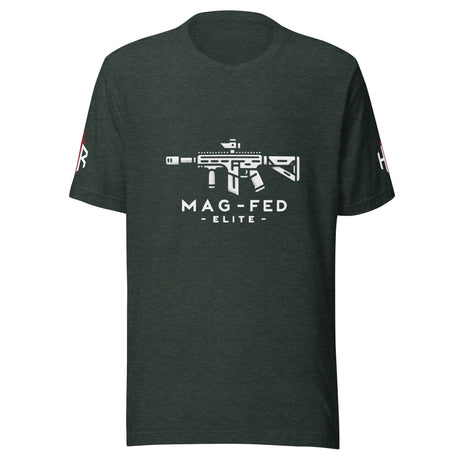 Mag-fed Elite Premium Unisex t-shirt – Oxblood Black — alternate view 25