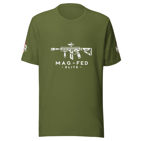 Mag-fed Elite Premium Unisex t-shirt – Brown — alternate view 37