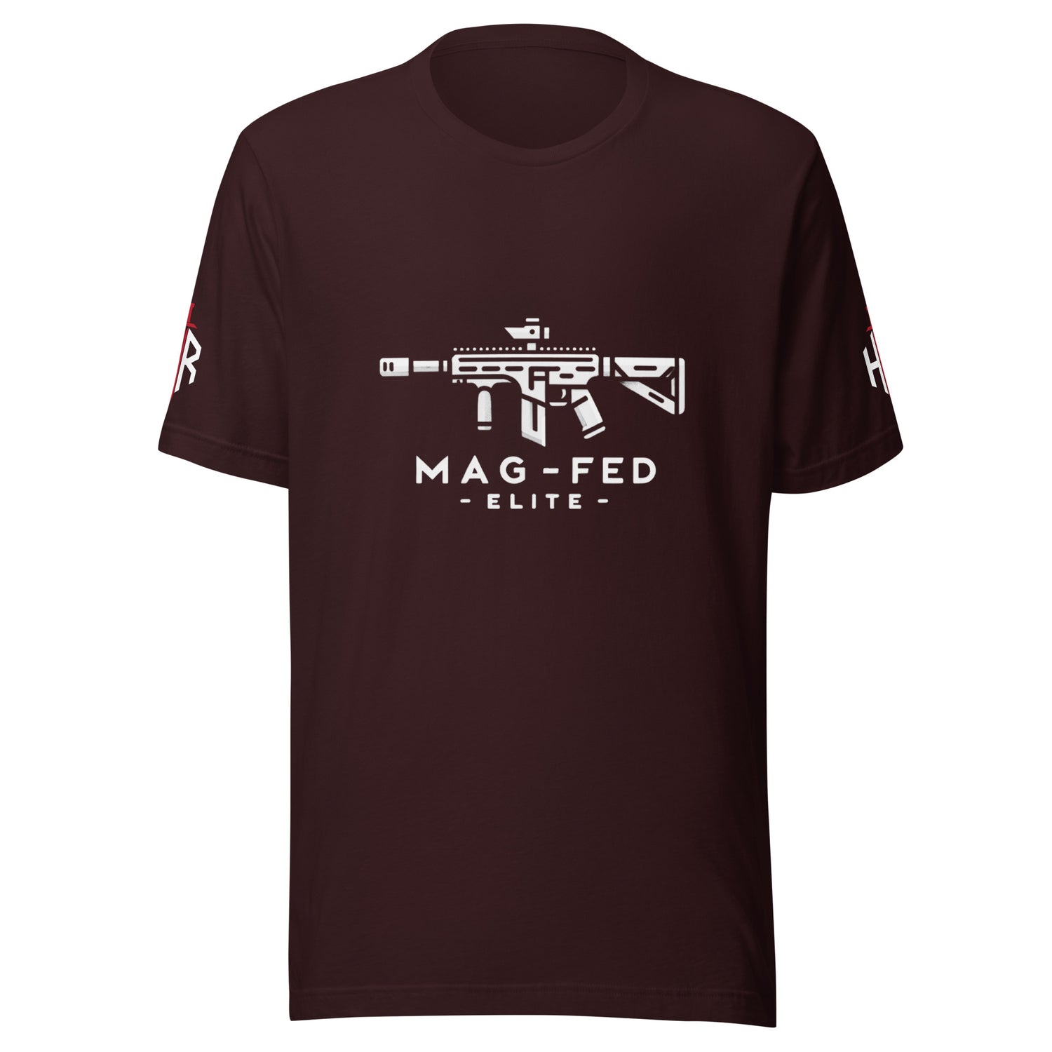 Mag-fed Elite Premium Unisex t-shirt – Black Heather — alternate view 9