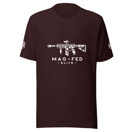 Mag-fed Elite Premium Unisex t-shirt – Black Heather — alternate view 9