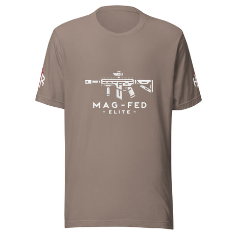 Mag-fed Elite Premium Unisex t-shirt – Heather Midnight Navy — alternate view 41
