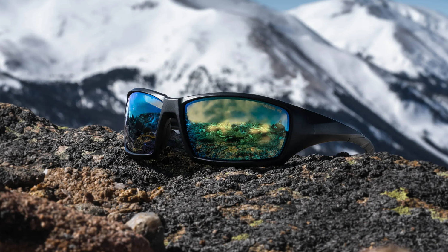 RIDGE® Ballistic Sunglasses (L/XL) – Green Mirror — alternate view 4