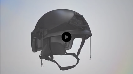 Rifle Rated Ballistic Helmet Up-Armor | Defeats 7.62 — alternate view 11