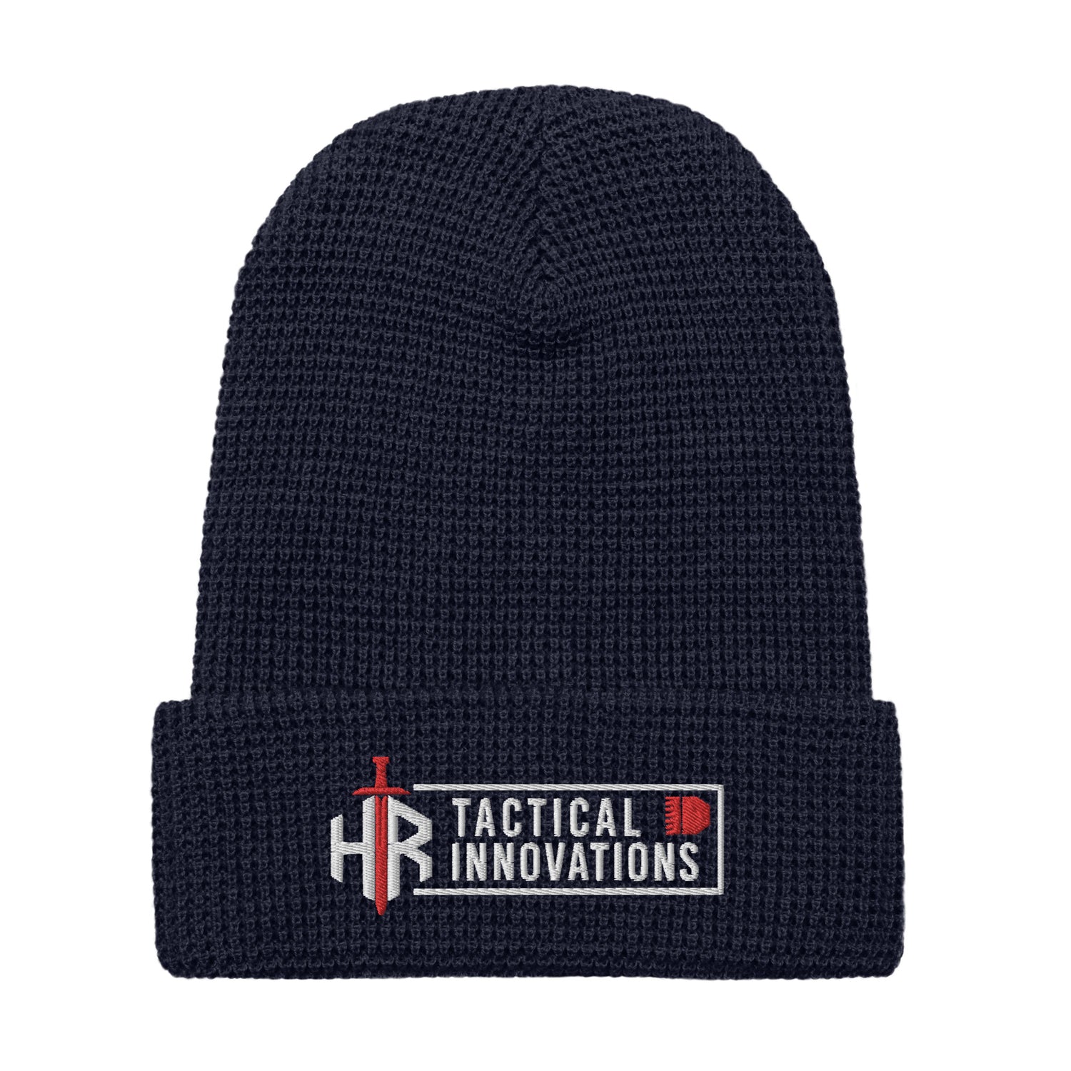 HRTI Waffle beanie – Heather Charcoal — alternate view 3
