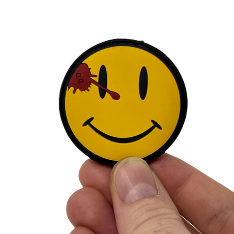 Watchmen Smiley Patch + Sticker — alternate view 2